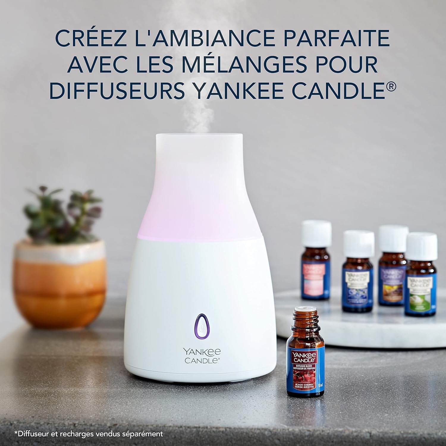 Detalle de Yankee Candle Clean Cotton ricarica olio per diffusore a ultrasuoni (10 ml)