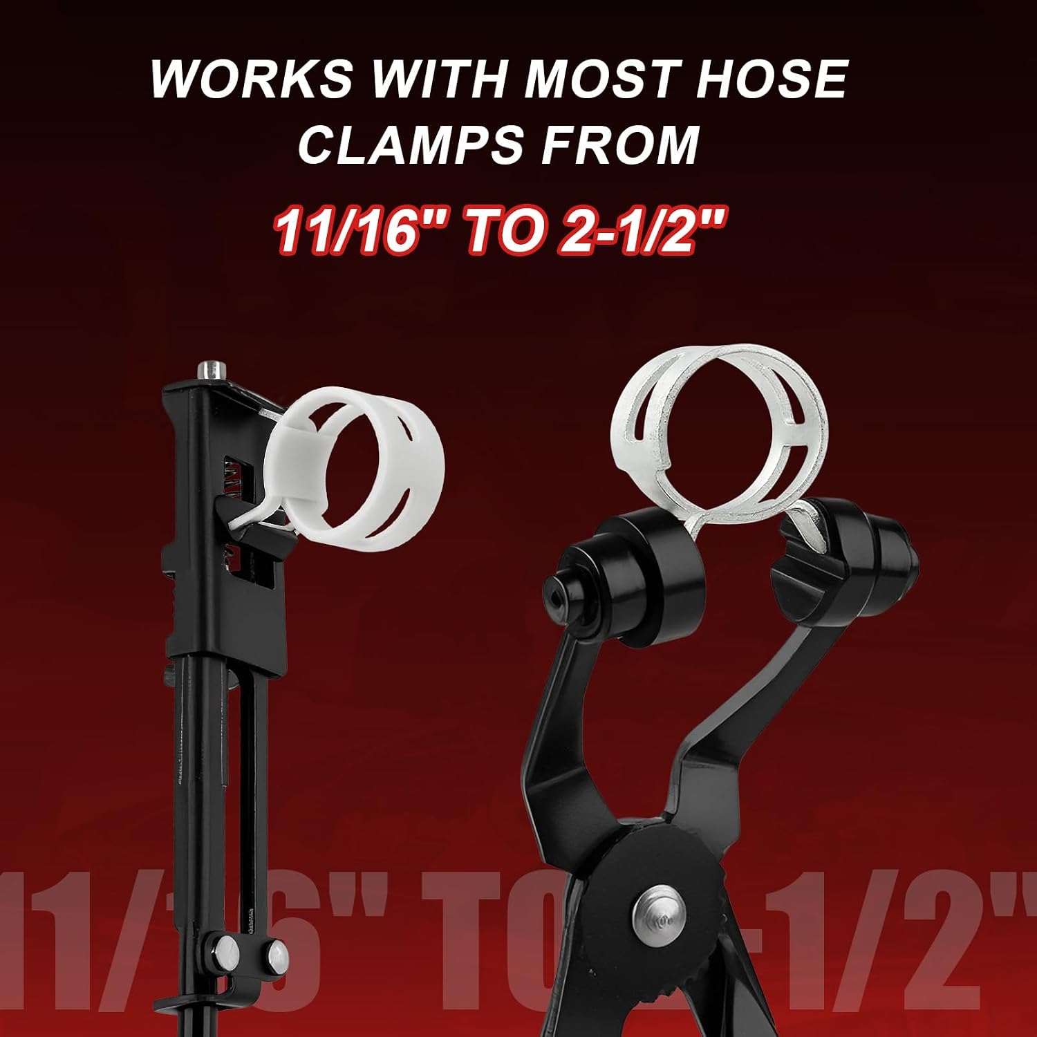 Thumbnail 2 de 16PCS Hose Clamp Pliers Kit — Long Reach, Flexible Wire Tools for Automotive Hose and Electrical Work