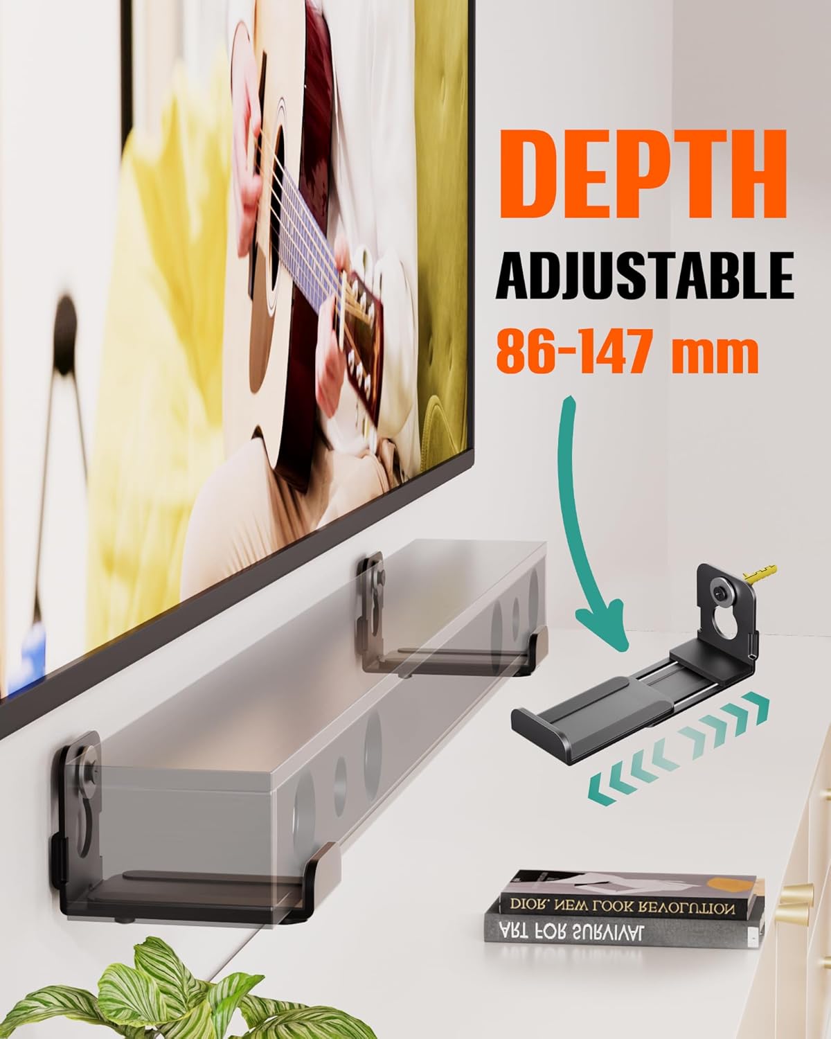 Detalle 2 de Aetubree SoundBar Bracket 86–147 mm