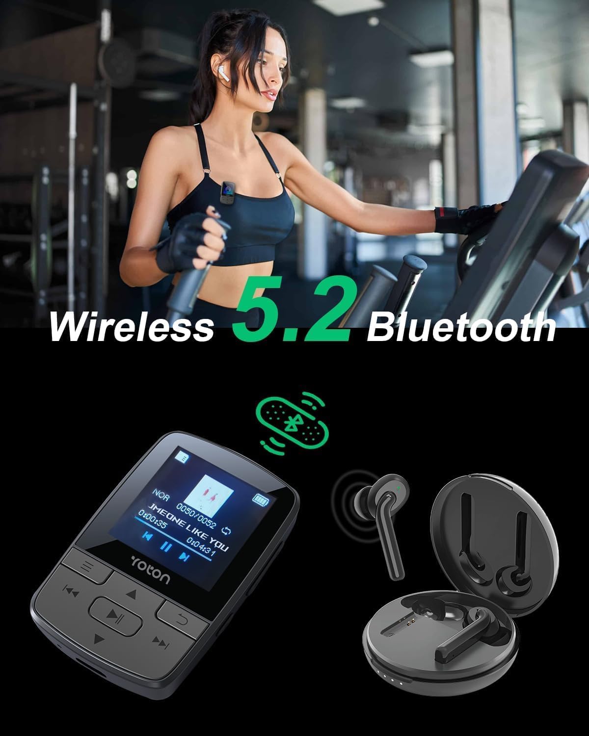 Thumbnail 5 de YOTON Reproductor MP3 Bluetooth 5.2 64 GB
