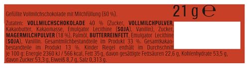 Detalle de Kinder Riegel – 36 Einzelriegel, Vollmilchschokolade mit Milchcremefüllung