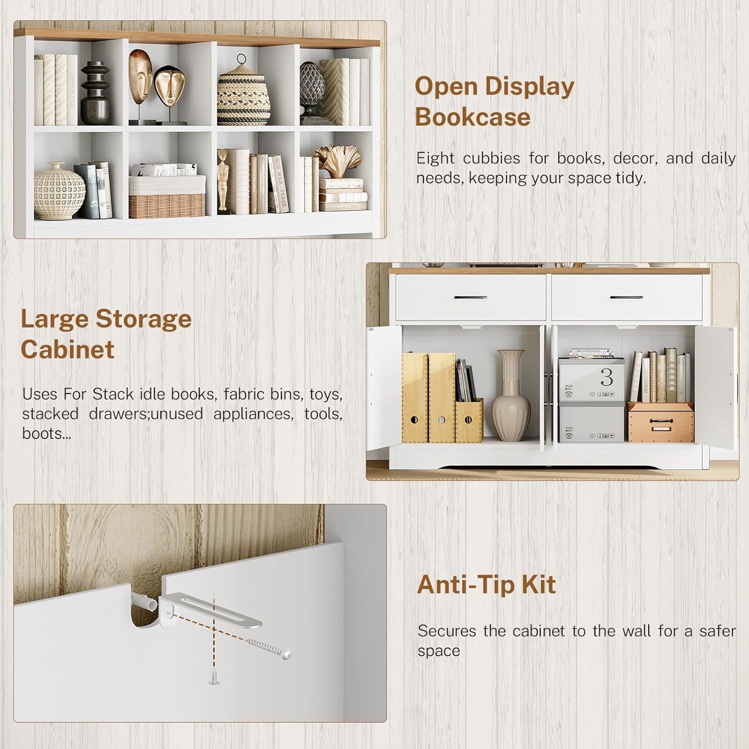 Detalle 2 de TEENFON Bookcase, 5-Tier