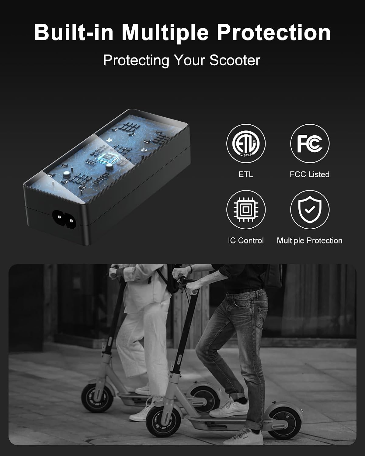 Thumbnail 5 de VHBW 42V 2A Electric Scooter Charger for GoTrax Series