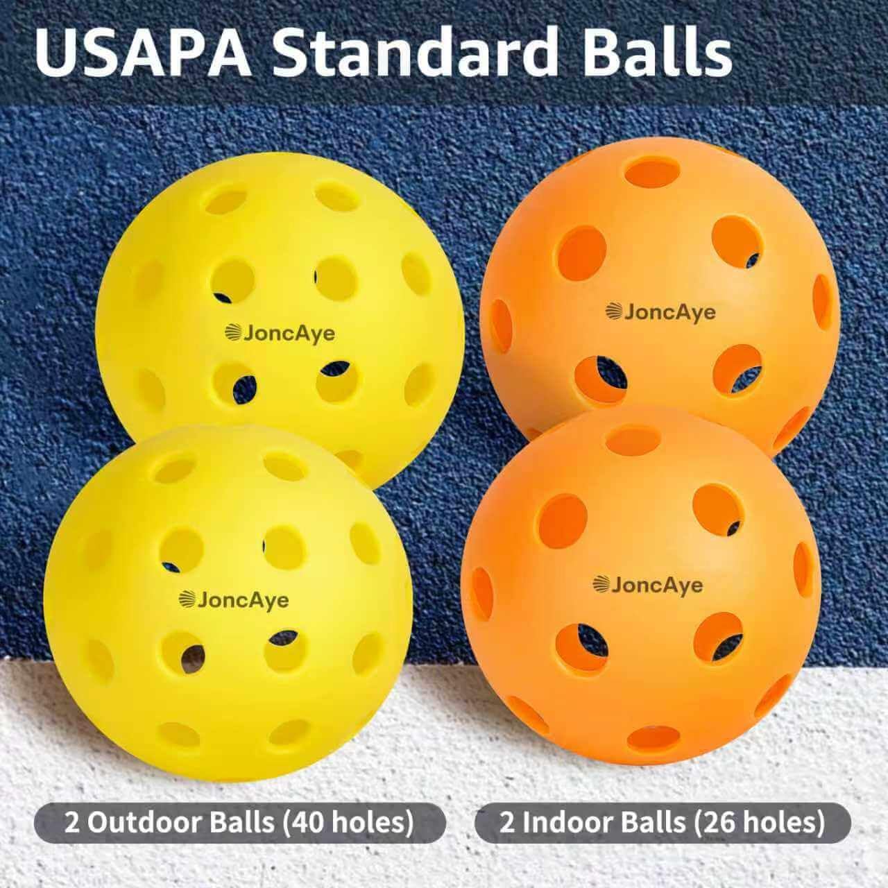 Thumbnail 6 de JoncAye BLITZ Pickleball Paddle Set 8 oz