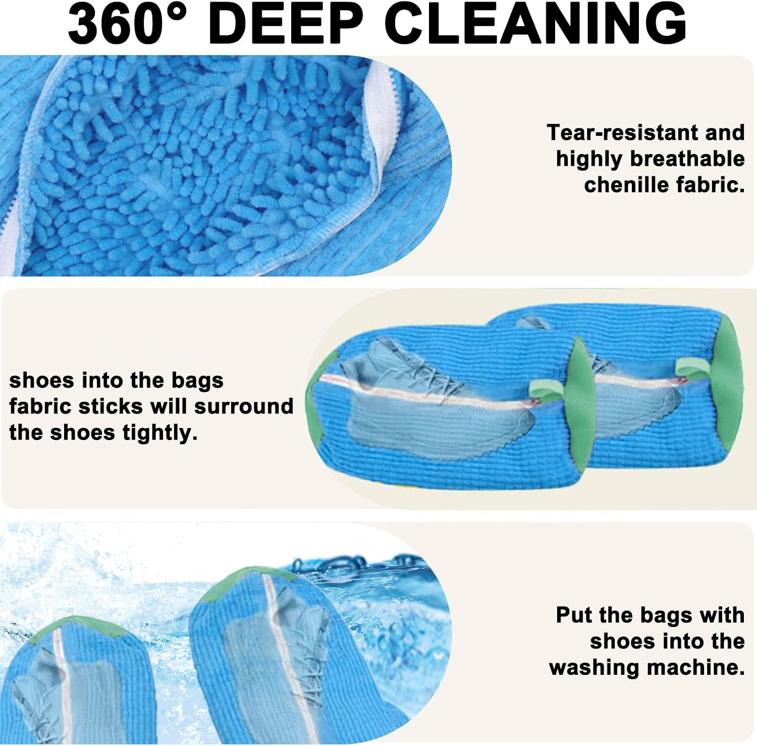 Detalle de Trainer Washing Machine Bag 360° wrap