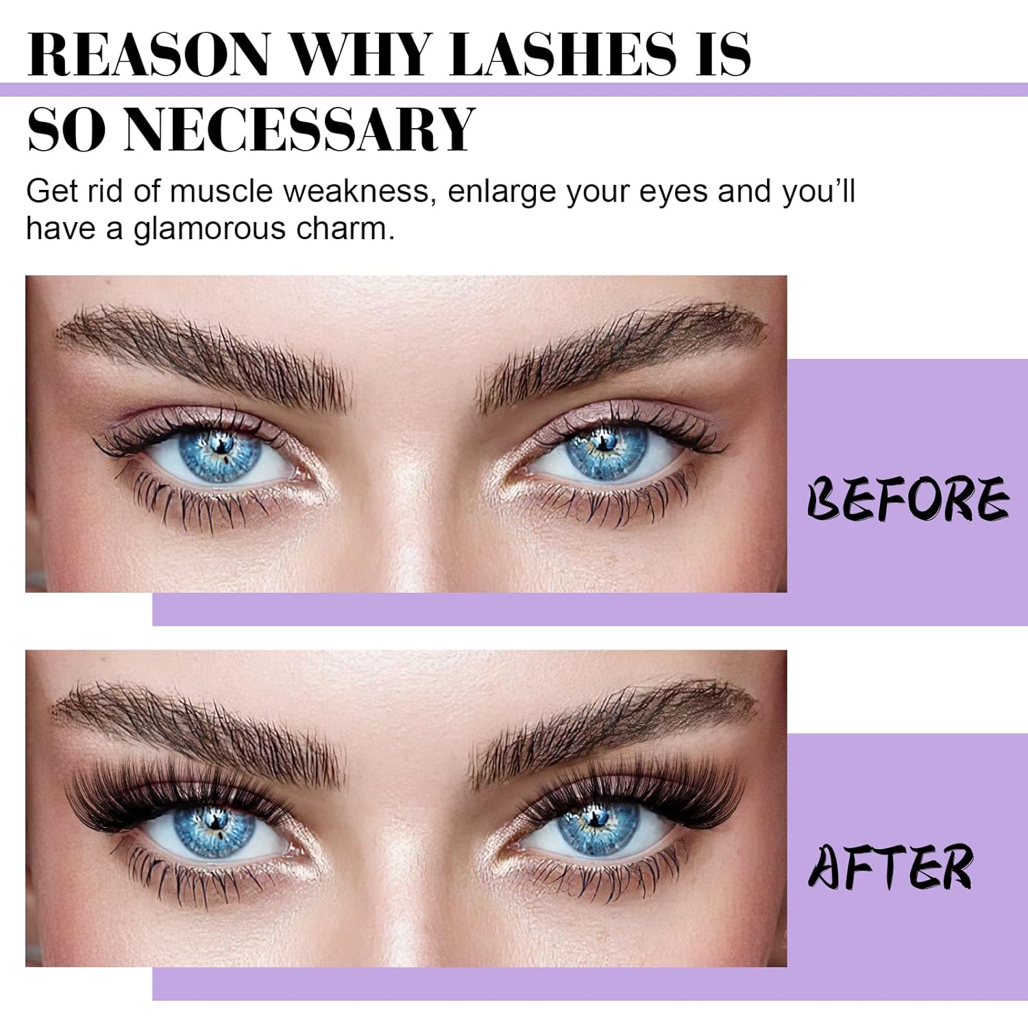 Thumbnail 1 de B&Q Lash Clusters Kit 280PCS (40D 9-16 Mix) DIY Individual Lash Extensions Set