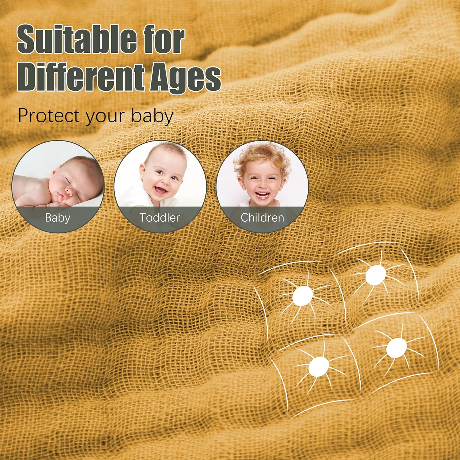 Detalle 2 de Spotted Play Hooded Baby Towels 32 x 32 Inch
