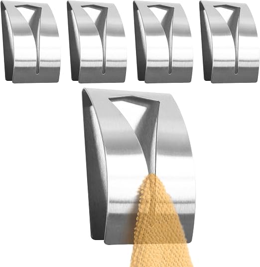 RICOO MH017-5 Ganchos Adhesivos Modernos para Pared
