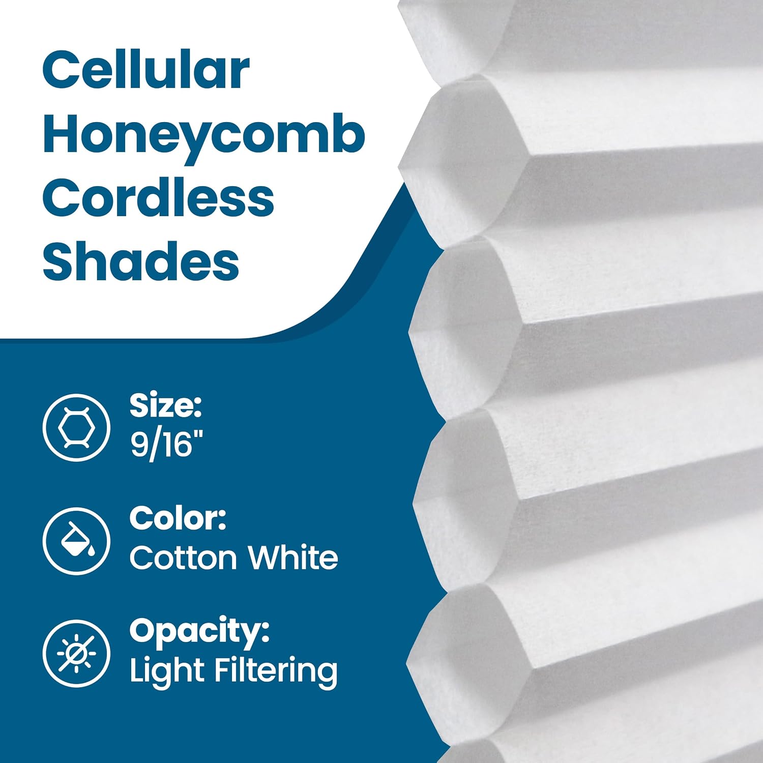 Detalle 2 de BlindsAvenue Cellular Honeycomb Shade 27x72