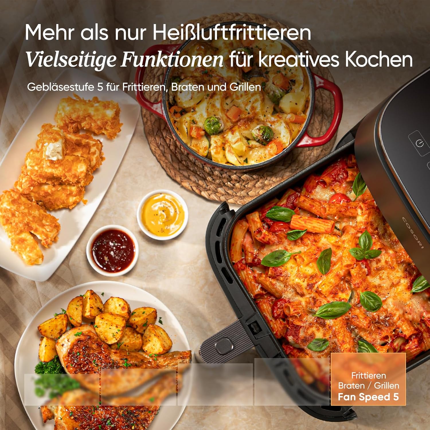 Thumbnail 4 de Cosori Turboblaze Heißluftfritteuse 6L XXL 🍟