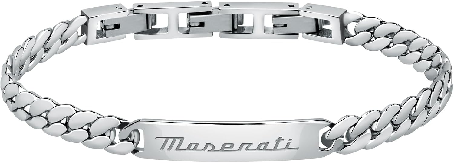 Detalle de Maserati Jewels Bracciale Uomo in Acciaio JM222AVD06