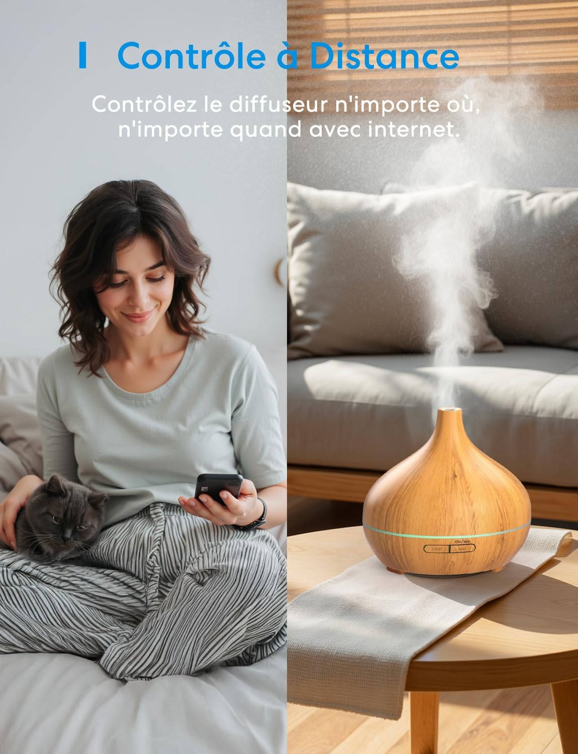 Thumbnail 6 de Meross Diffuseur d'Huiles Essentielles 400ml