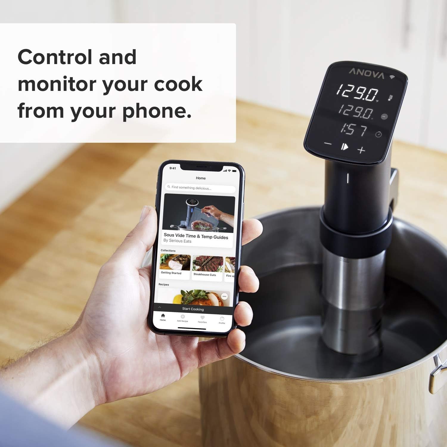 Detalle de Anova Sous Vide Cooker 1200 Watts