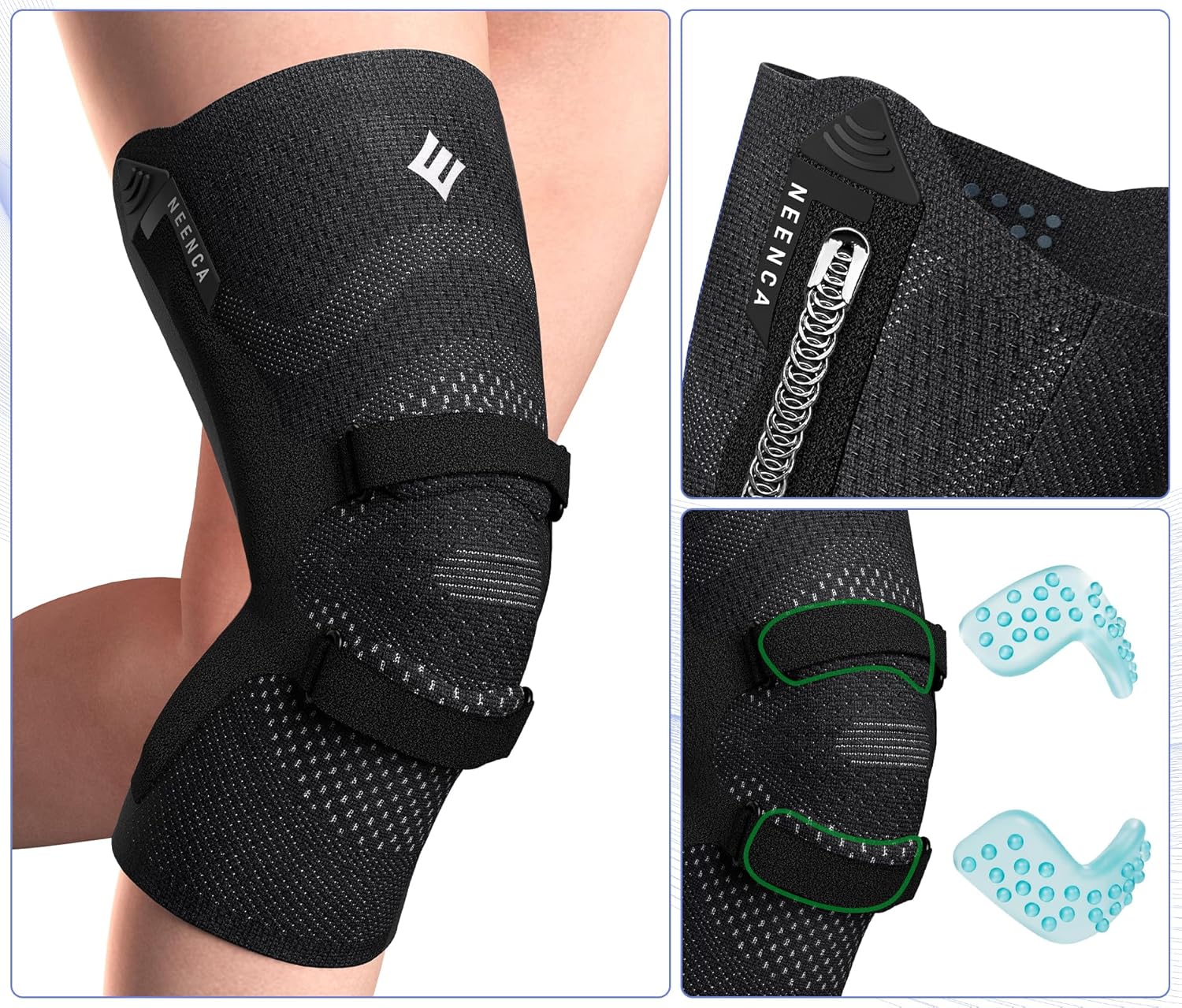 Thumbnail 3 de NEENCA Knee Brace for Knee Pain: Premium Compression Support with Patella & Gel Pads