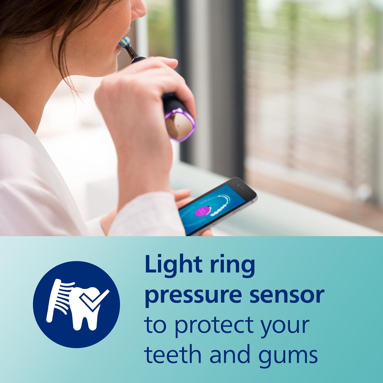 Thumbnail 3 de Philips Sonicare DiamondClean Smart 9300 (HX9903/15) Electric Toothbrush with App