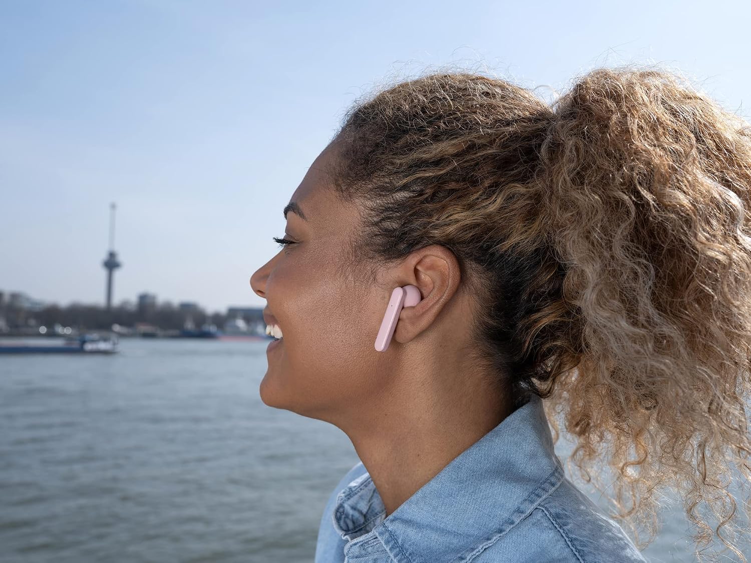 Thumbnail 6 de Trust Mobile Primo Touch: In-Ear Bluetooth Kopfhörer, Rosa – bis zu 10 Stunden Wiedergabe mit Ladecase