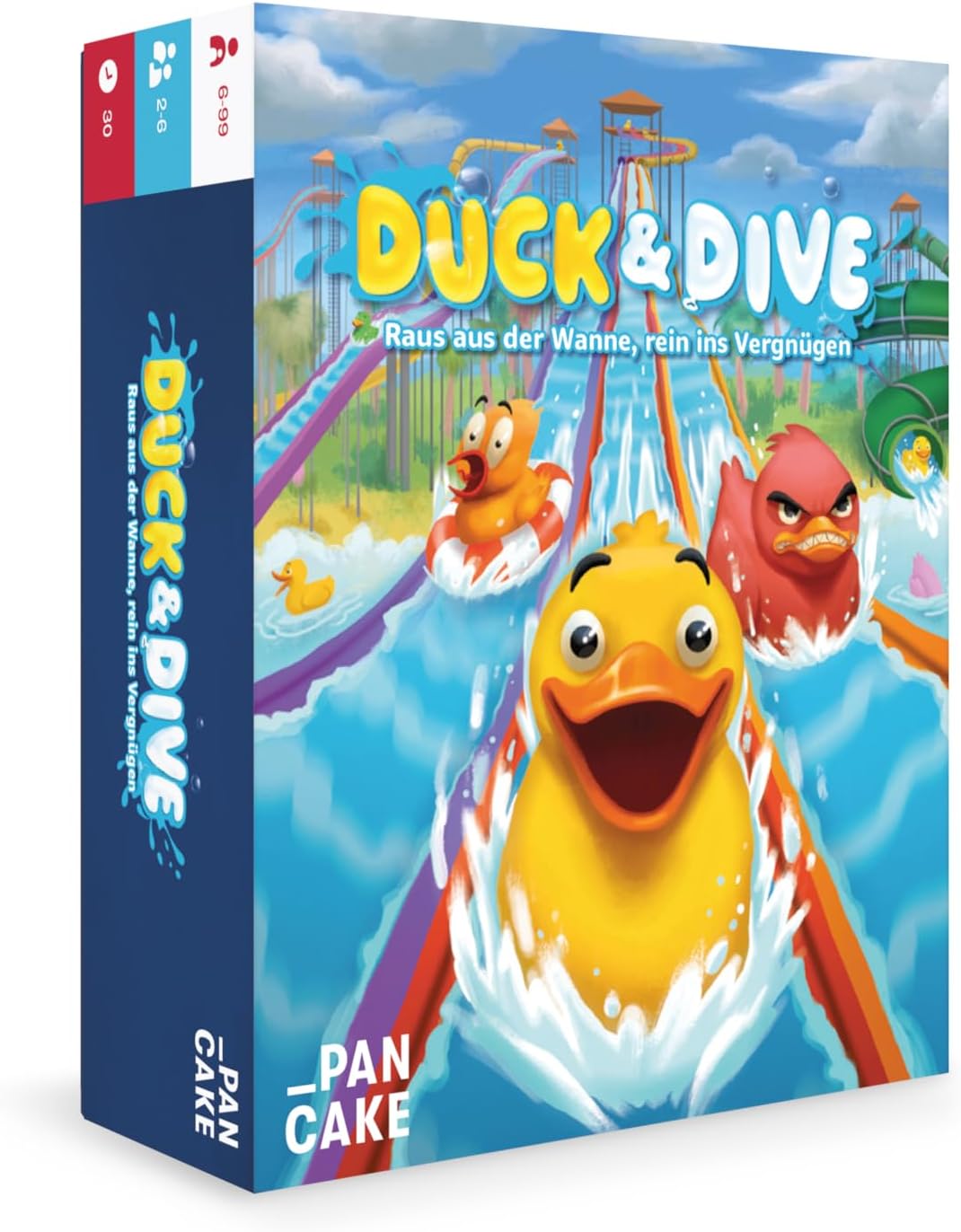 Detalle de Duck & Dive – Raus aus der Wanne, rein ins Vergnügen (2–6 Spieler, ab 6 Jahren)