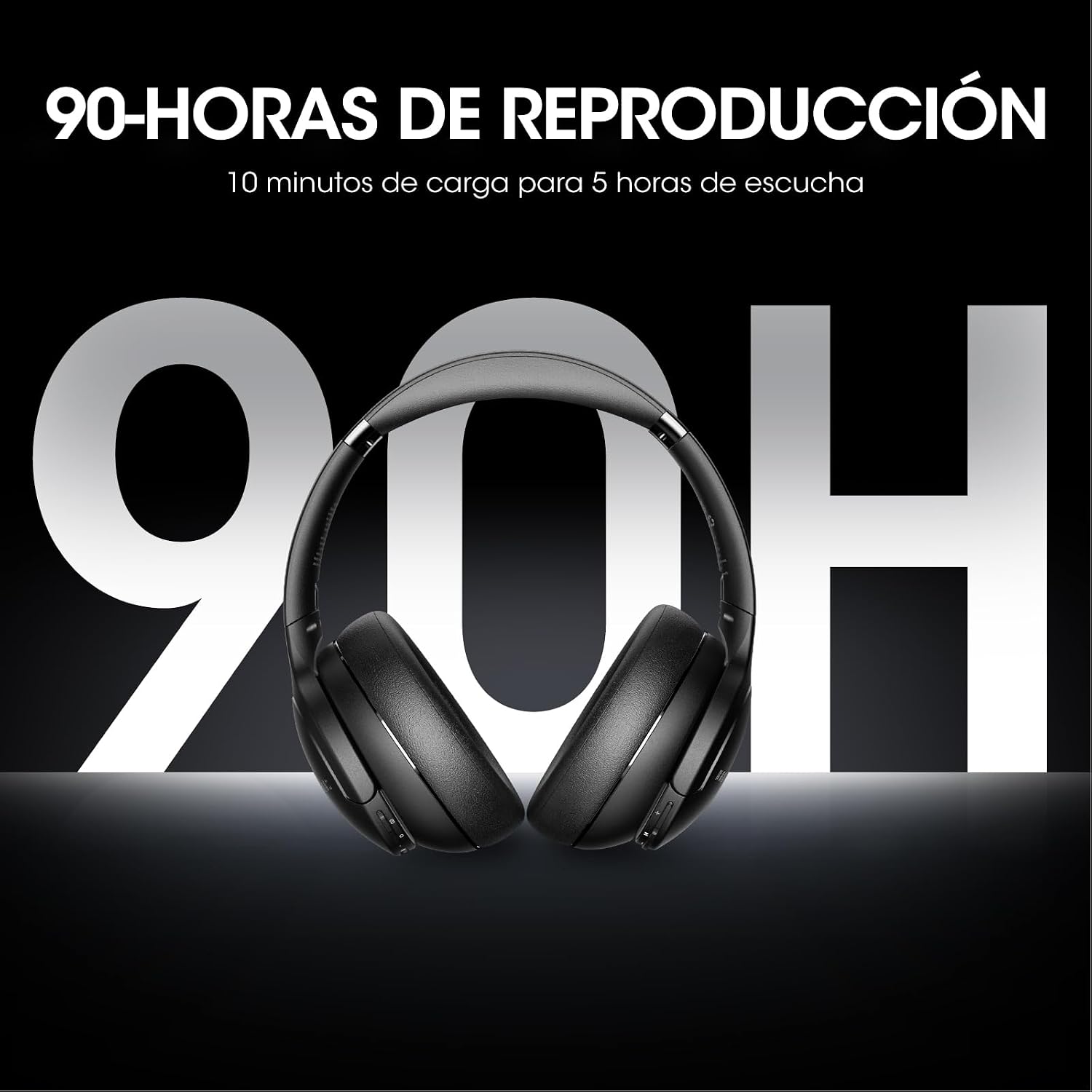Detalle 2 de DOQAUS Auriculares Inalámbricos Bluetooth, 90 Horas de Sonido