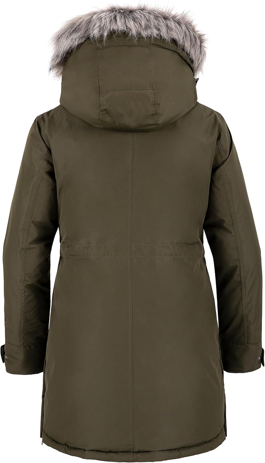 Detalle de Wantdo W-A-536 Women's Waterproof Winter Parka with Removable Hood