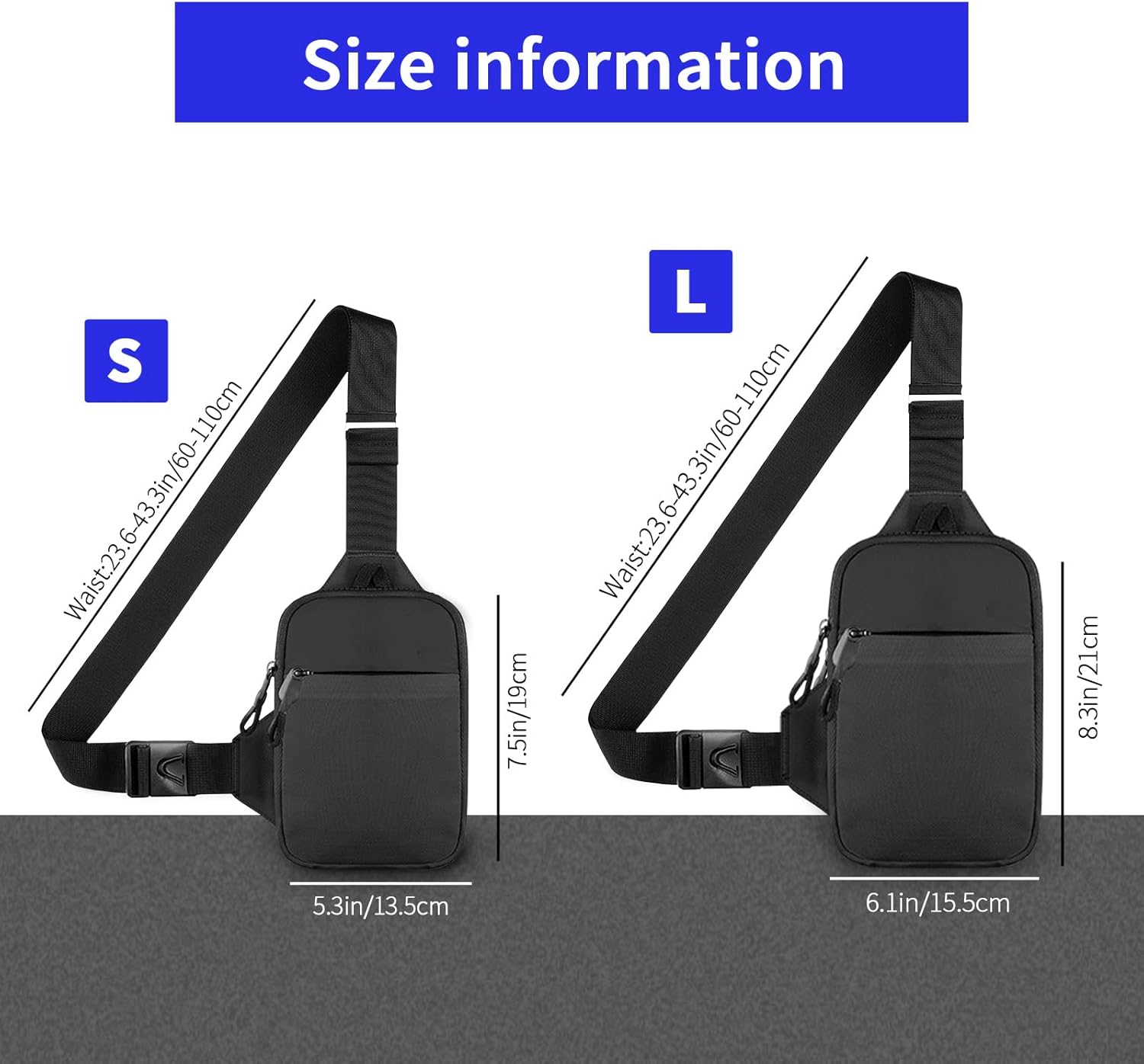 Thumbnail 6 de DONGKER Sling Bag 15,5 x 21 cm
