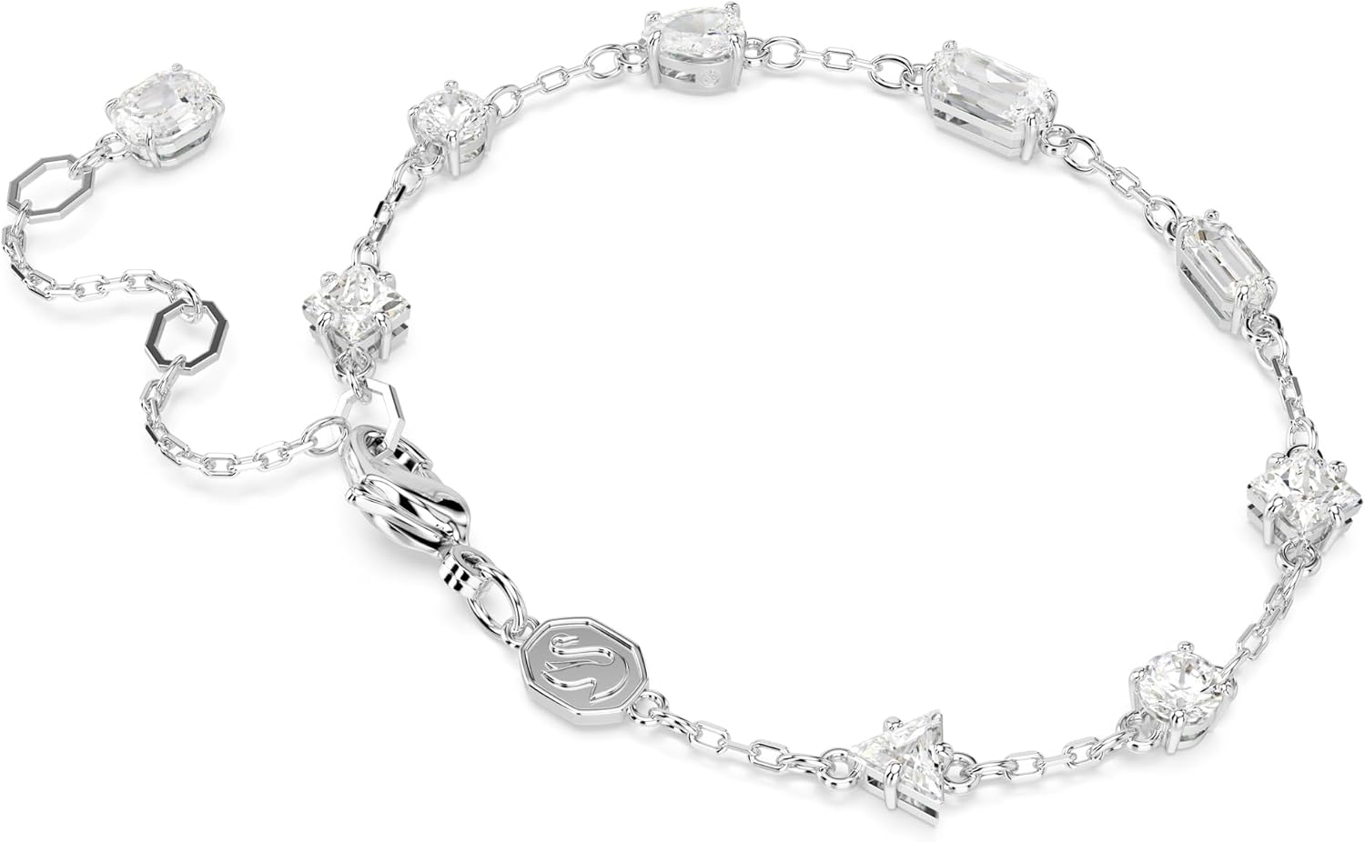 Thumbnail 3 de Swarovski Mesmera Pulsera Blanca 💎 Tallas Mixtas