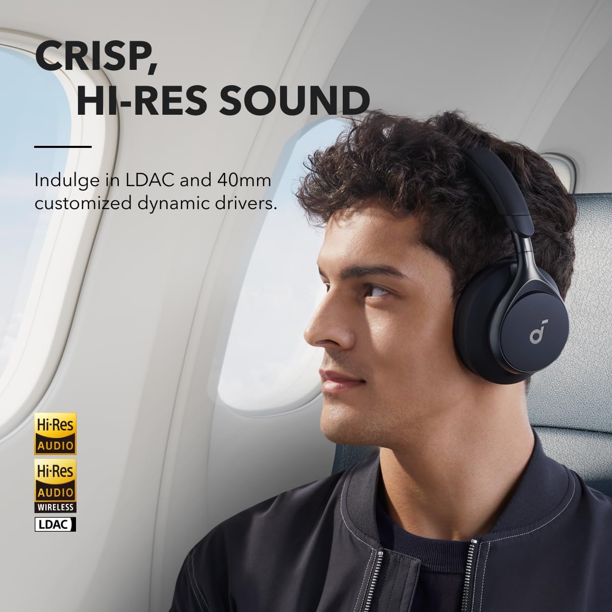 Thumbnail 3 de Soundcore Space One 40H ANC Headphones