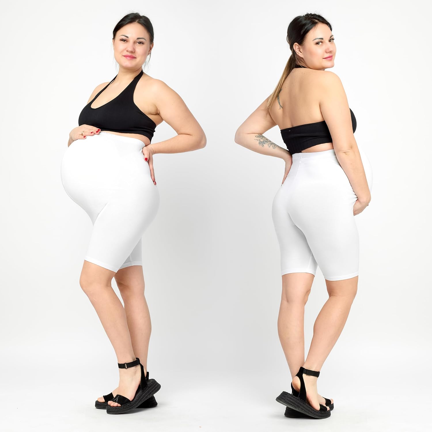 Detalle 2 de Leggings premaman Merry Style in viscosa