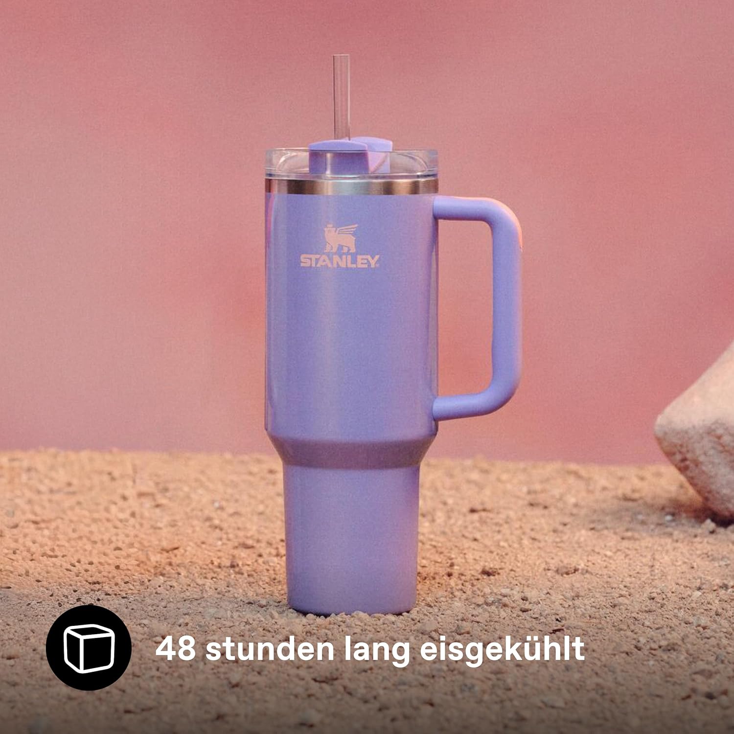 Thumbnail 4 de STANLEY 1913 Quencher H2.0 Flowstate – 1,2 L Edelstahl-Trinkflasche mit Strohhalm, BPA-frei, 11 h kalt/2 Tage eisgekühlt, Periwinkle Shimmer