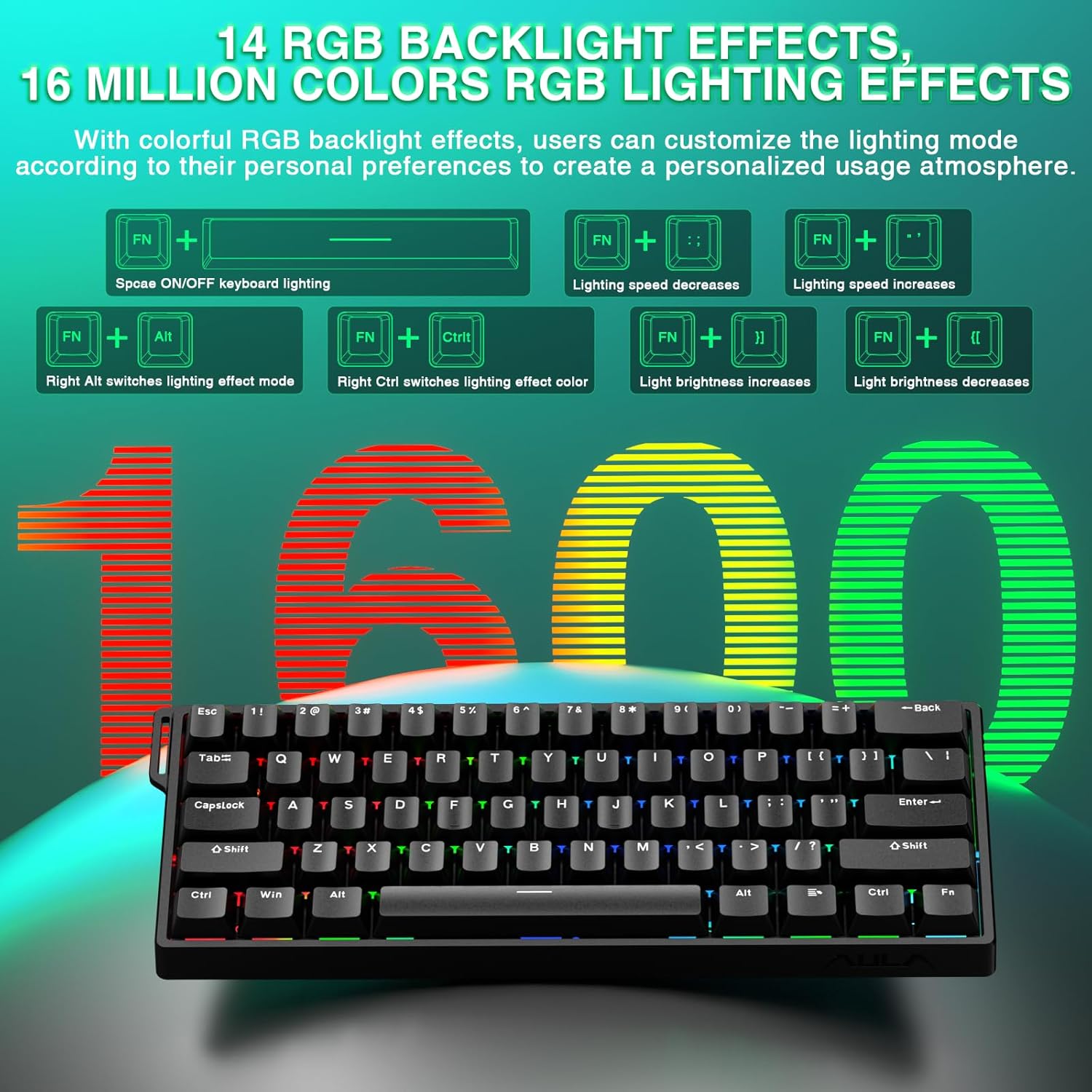 Thumbnail 6 de Aula WIN60 HE mechanical keyboard 8000Hz