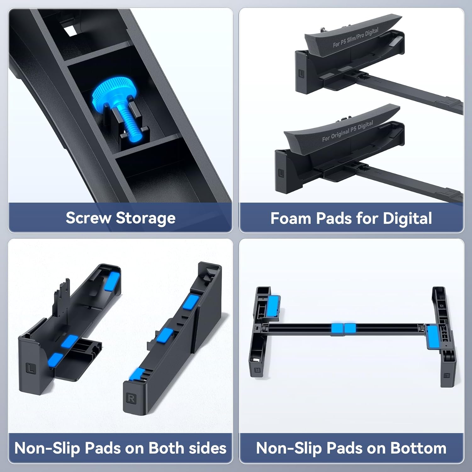 Thumbnail 5 de OIVO PS5 Horizontal Stand for Disc & Digital