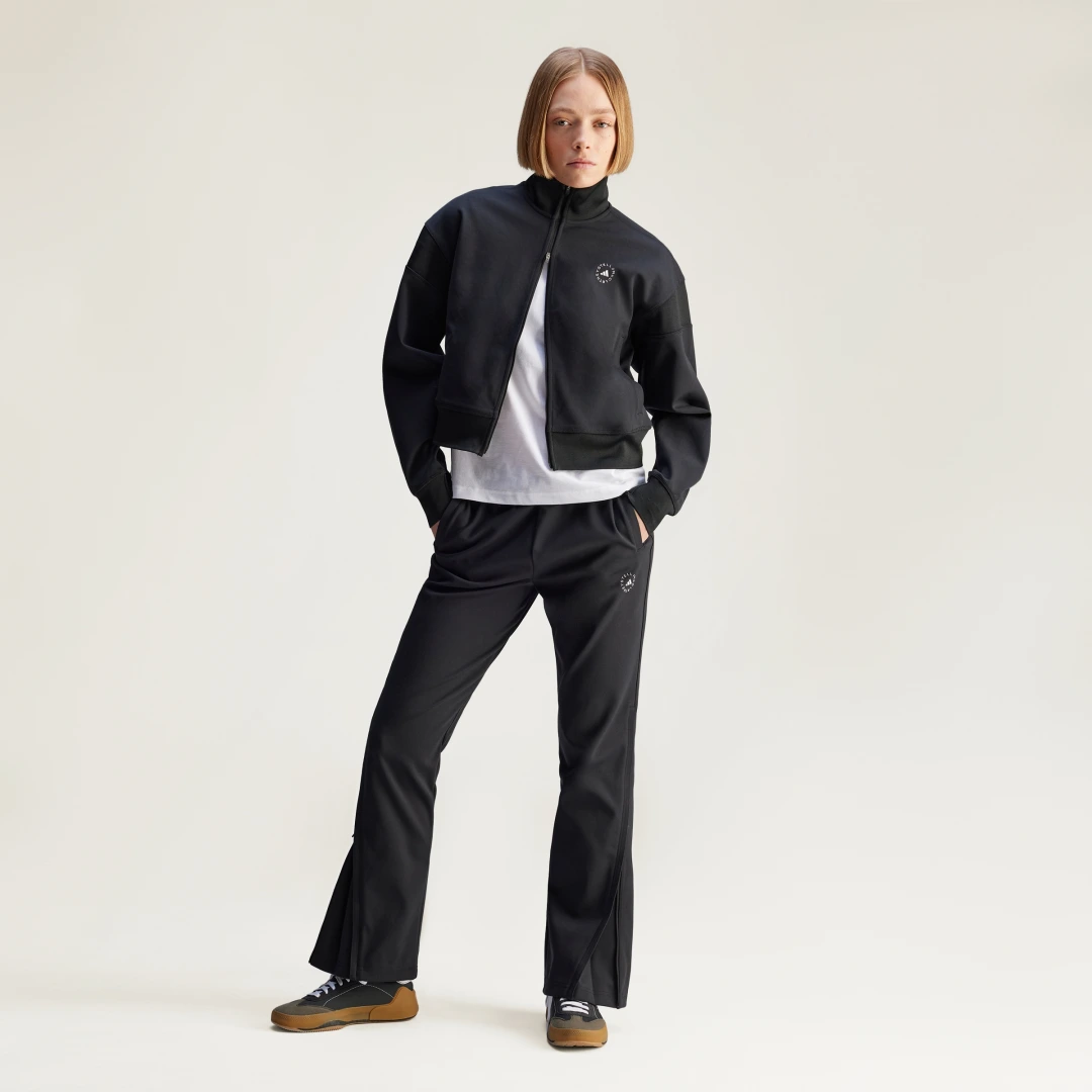 Detalle de Chaqueta adidas by Stella McCartney Knitted – color negro