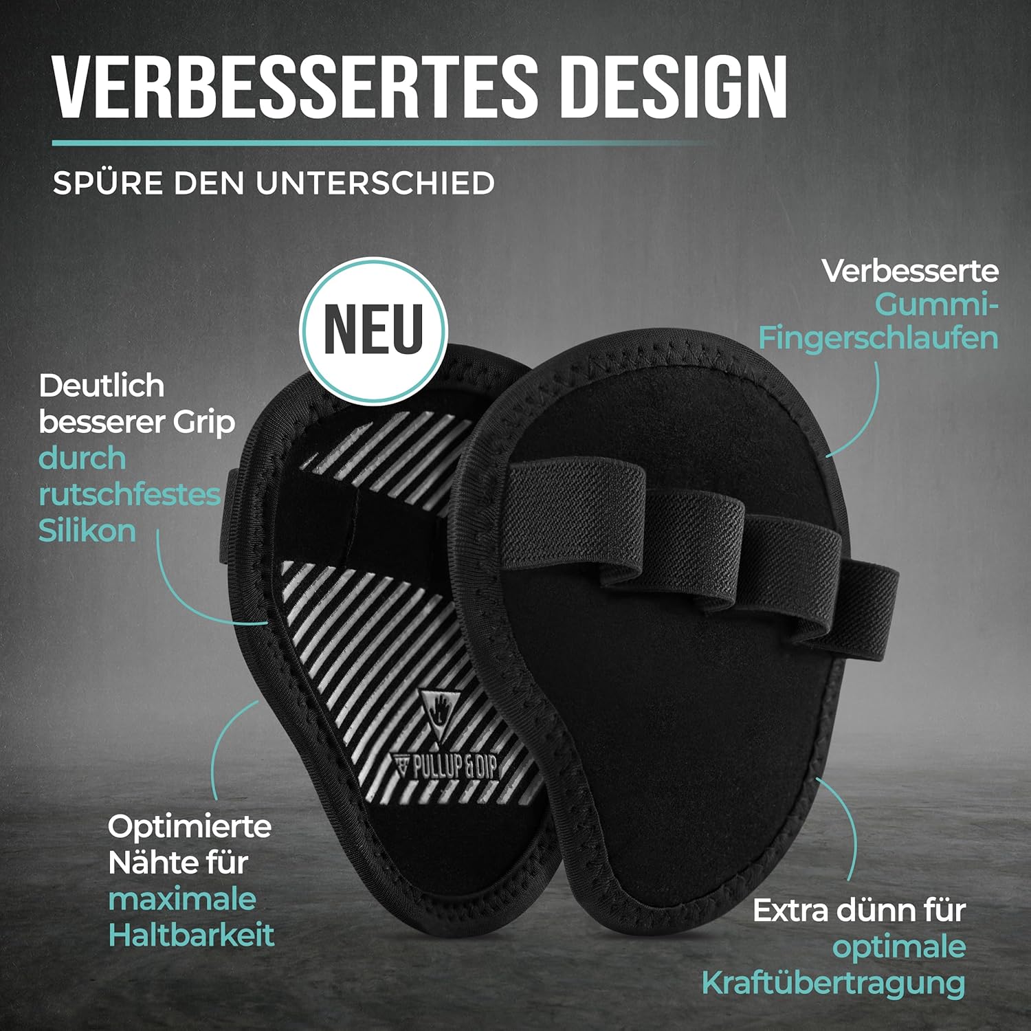 Thumbnail 2 de PULLUP & DIP Griffpolster & Griffpads für Klimmzüge, Fitness, Bodybuilding & Krafttraining