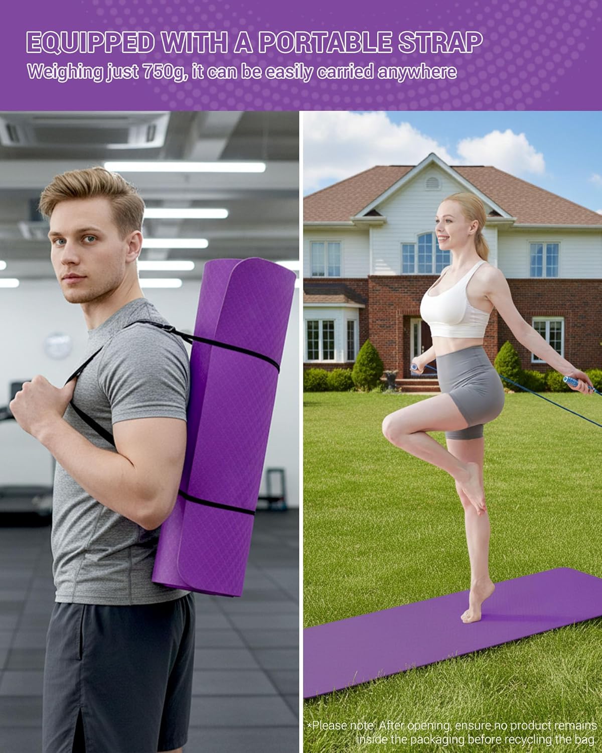 Thumbnail 5 de Good Nite Yoga Mat 183 x 61 cm 6mm