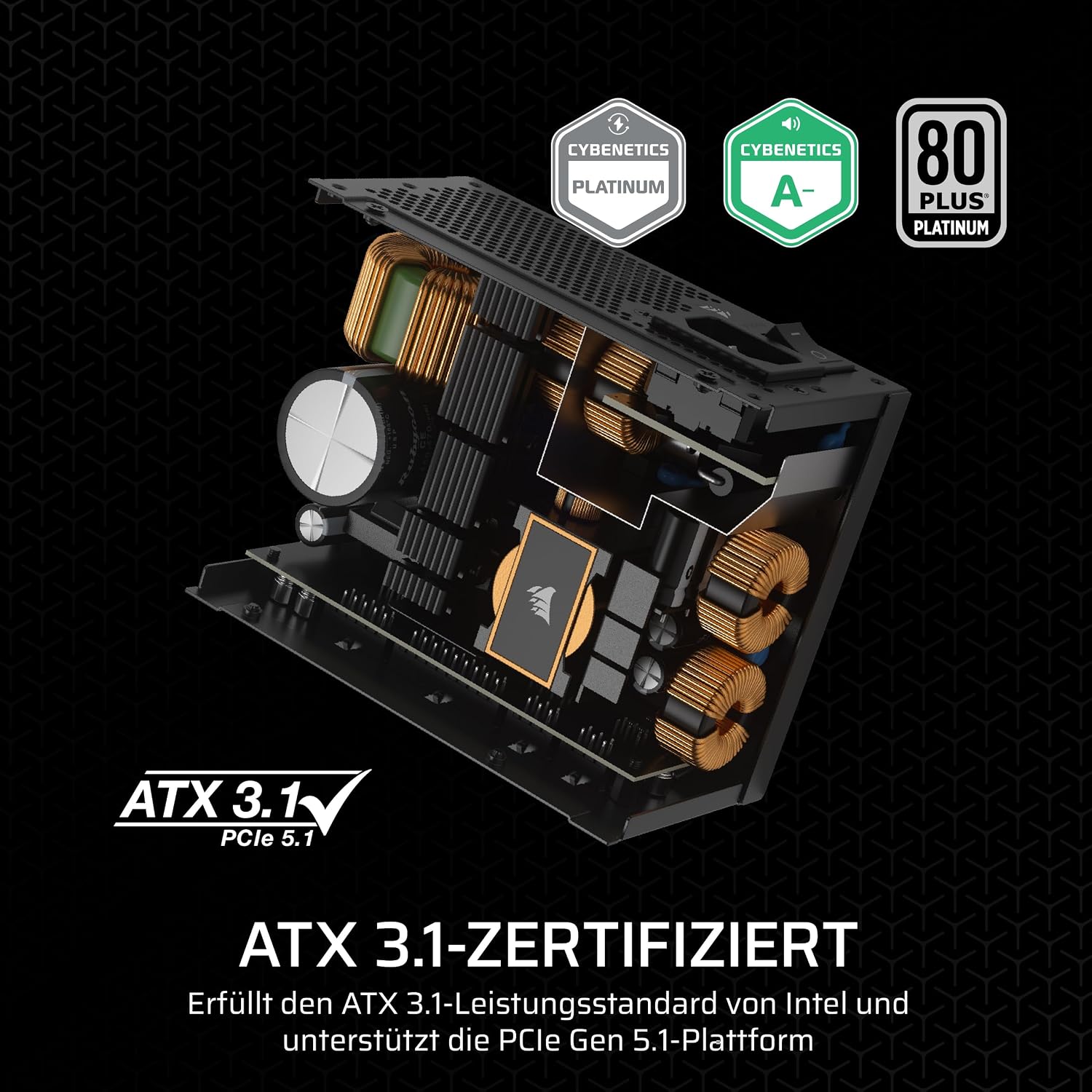 Thumbnail 2 de Corsair SF1000 (2024) Vollständig modulare SFX Netzteil