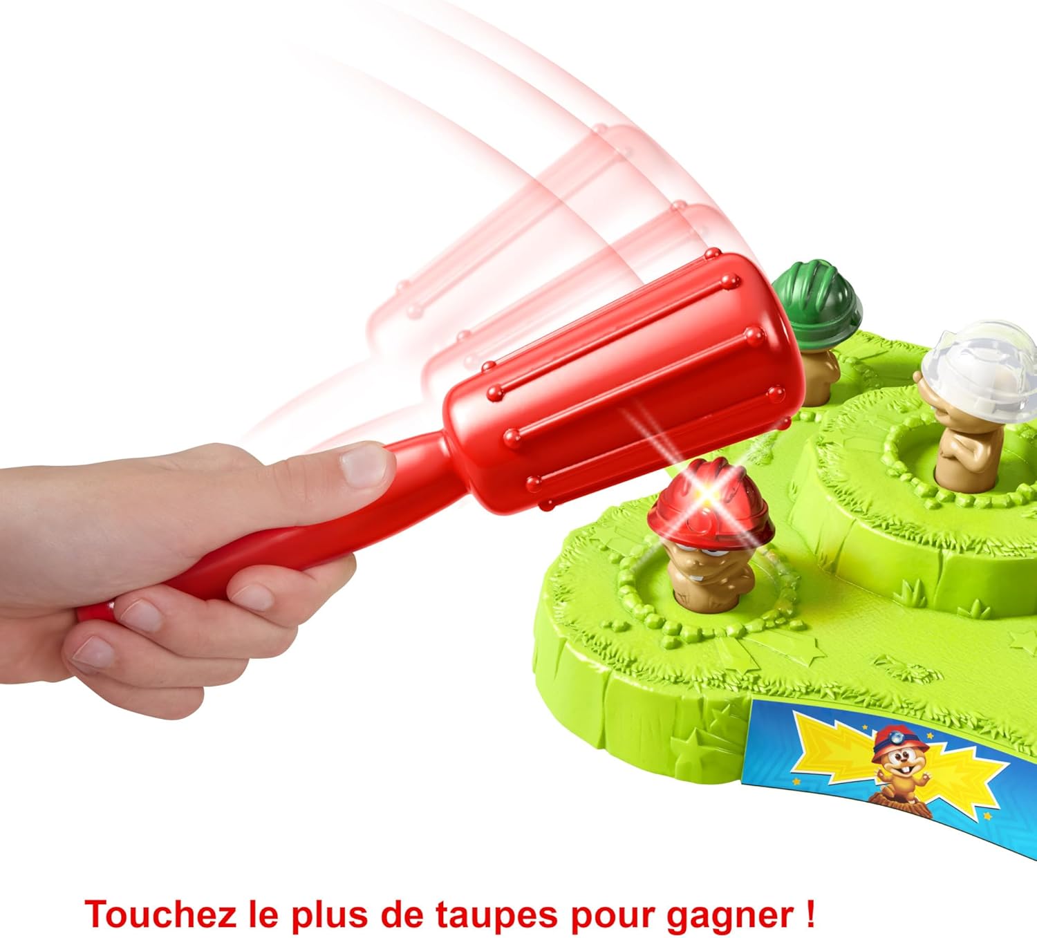 Thumbnail 3 de Mattel Games Chass'Taupes, Jeu D'Arcade Interactif — Le plaisir rapide pour toute la famille