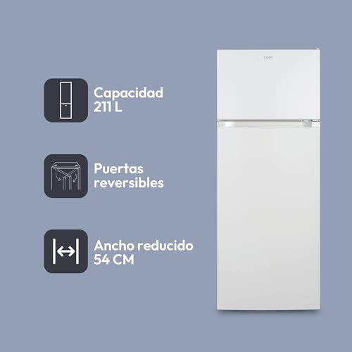 Thumbnail 2 de Candy CDG1S514EW: Frigorífico Combi de 211 L en Blanco, altura compacta 1,45 m