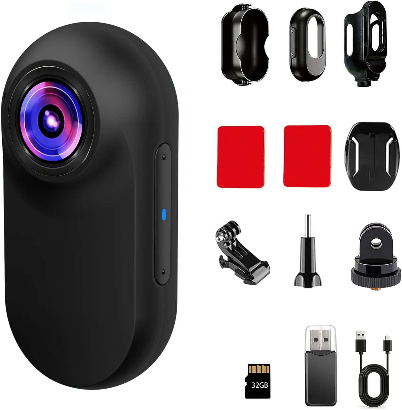 Detalle de Xilecam Mini Action Cam: Body cam ultracompatta per avventure all’aperto