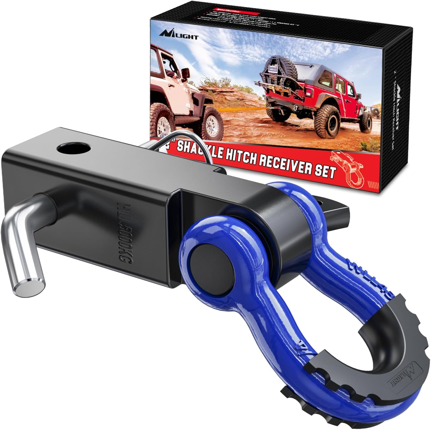 Detalle de Nilight Shackle Hitch Receiver 2-Inch