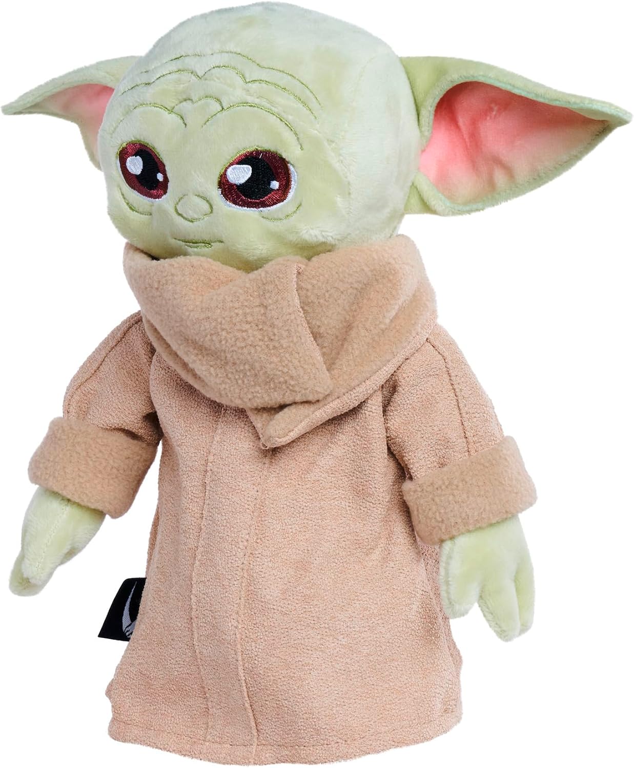 Thumbnail 6 de Simba Disney Mandalorian Grogu plyschfigur, 28 cm med brun mantel