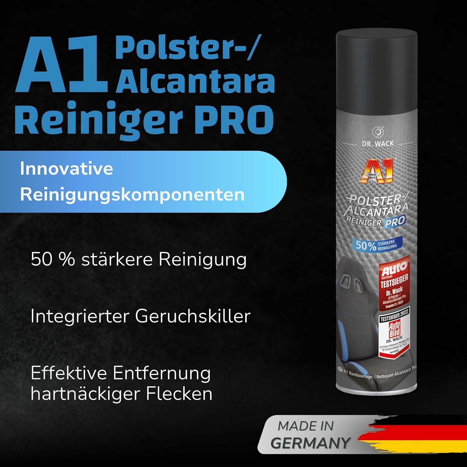 Thumbnail 1 de DR. WACK A1 Polster-/Alcantara Reiniger Pro – 400 ml