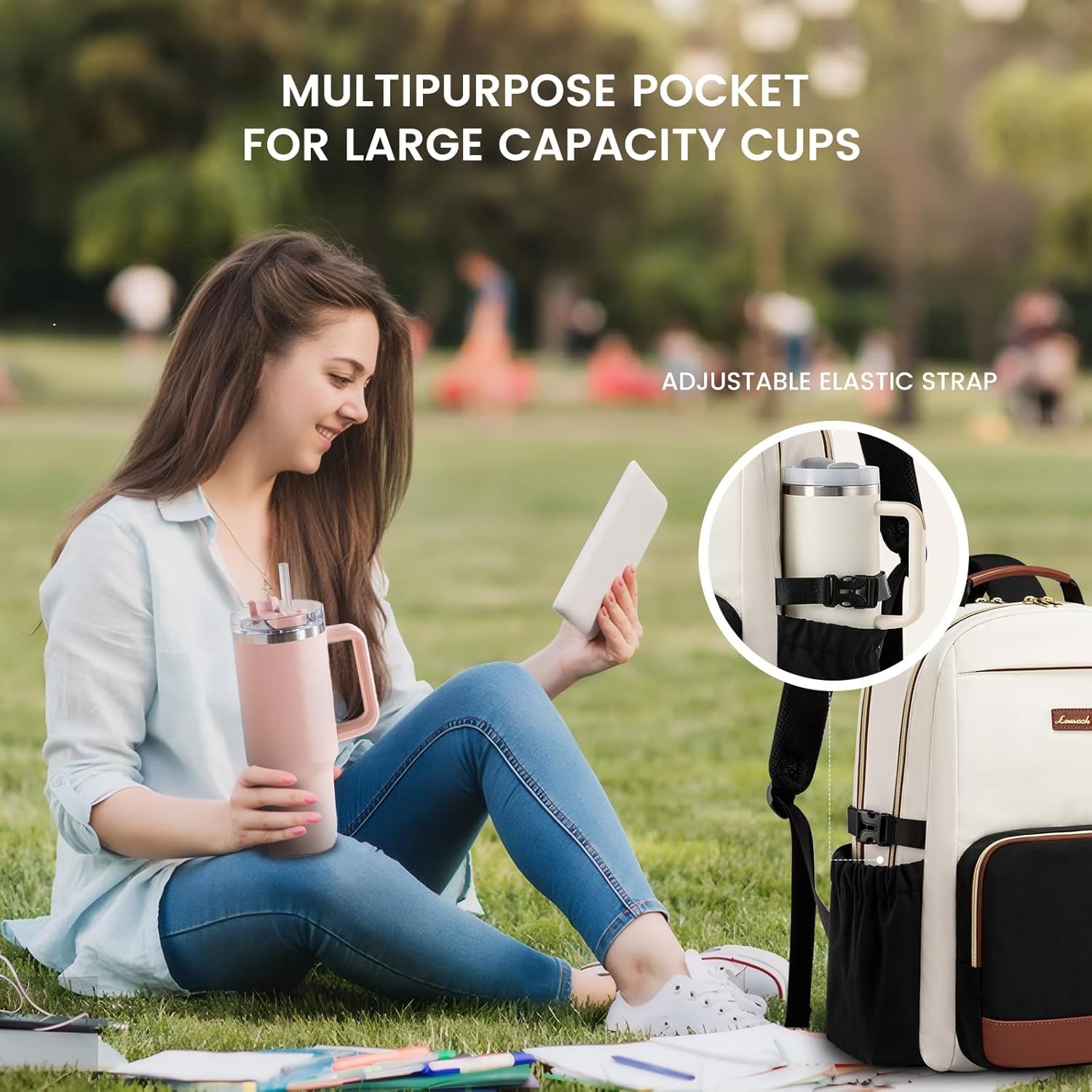 Detalle 2 de LOVEVOOK 15.6-inch Laptop Backpack