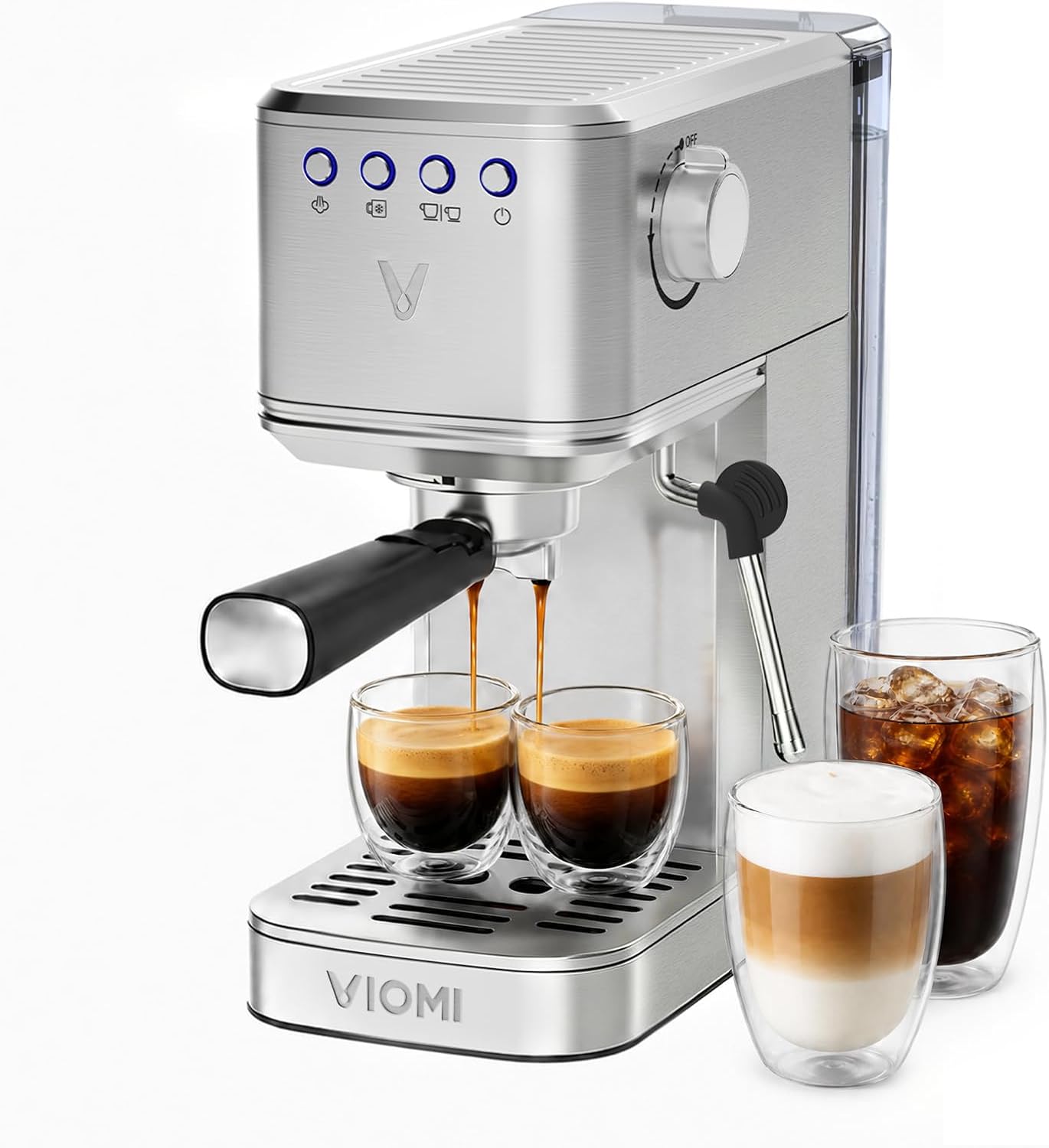Detalle de VIOMI Espresso Machine, Stainless Steel