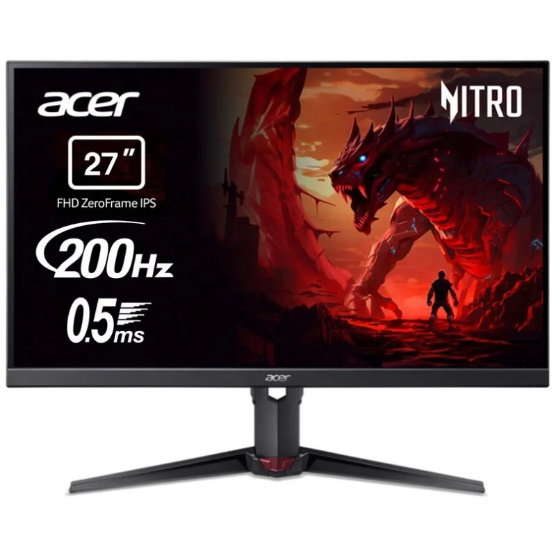 Detalle de Monitor Acer XV270X1BMIIPRX 27" Full HD 200 Hz IPS con 0,5 ms, Altura Ajustable y Altavoces