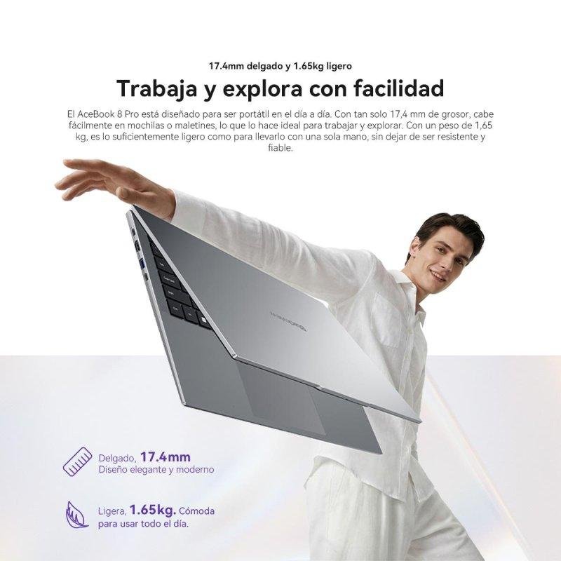 Thumbnail 2 de Blackview AceBook 8 Pro 16": portátil potente y versátil para trabajo y estudio
