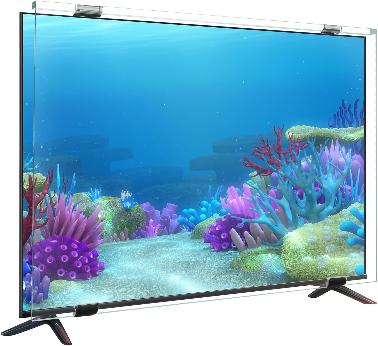 Detalle de Ninonly 55 Inch TV Screen Protector (HD Clear) – Ultra‑Thin Acrylic Shield for TVs and Monitors