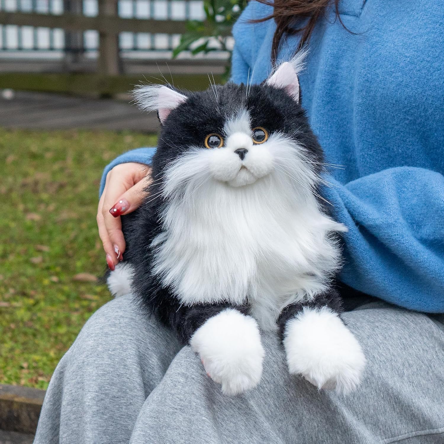 Thumbnail 3 de Chongker Lifelike Cat Plush Toy