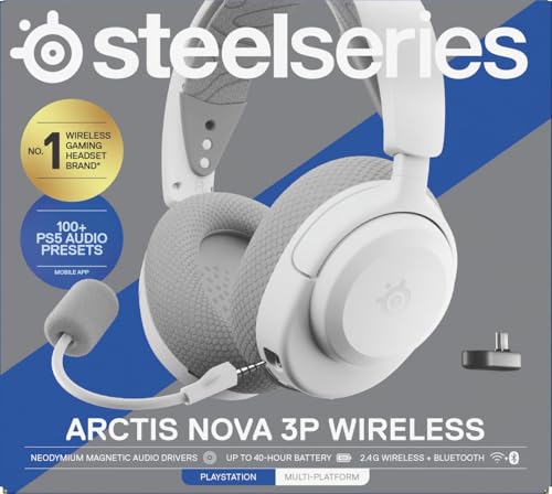 Thumbnail 13 de SteelSeries Arctis Nova 3P Wireless: auriculares gaming multiplataforma con batería de 40 h y control magnético