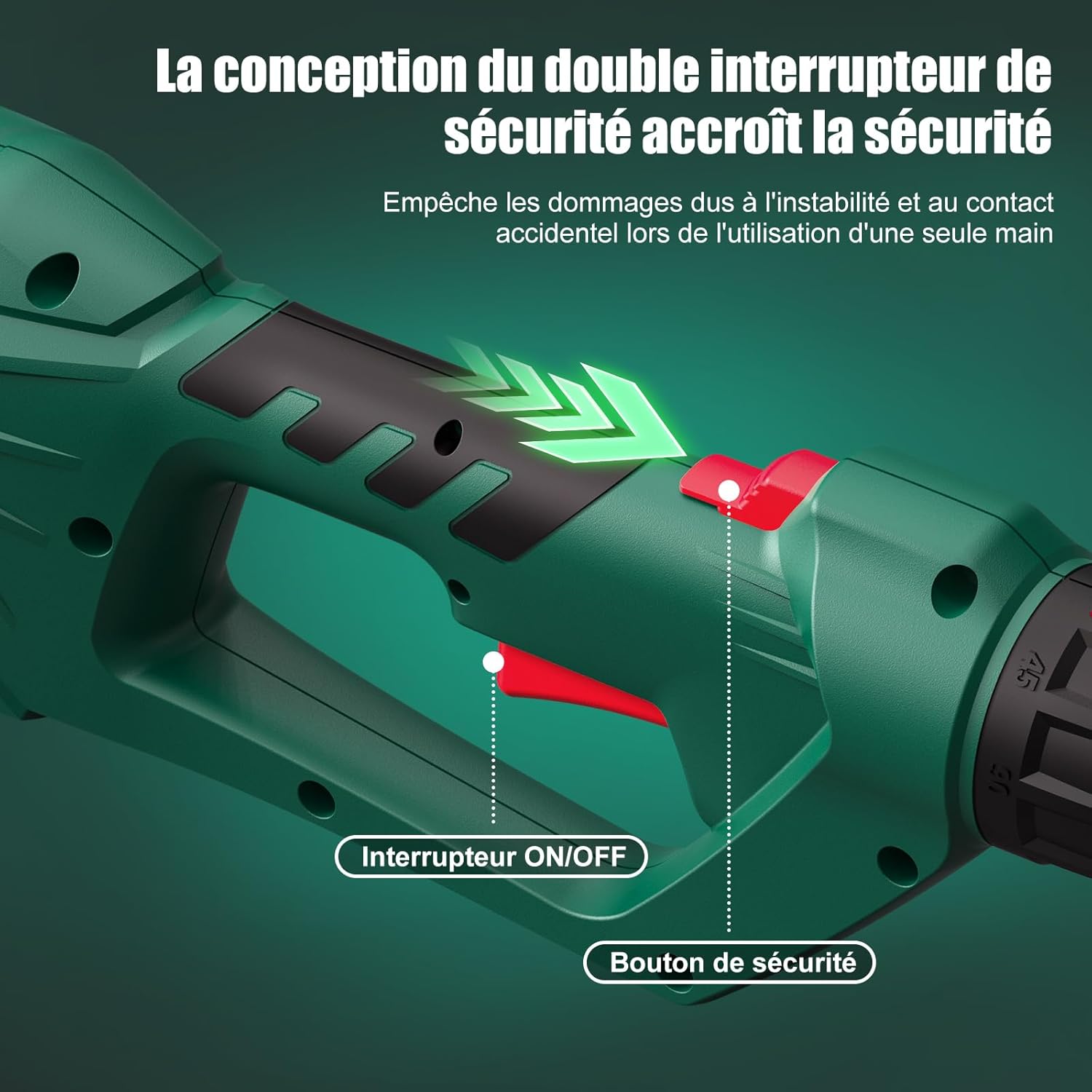 Detalle 2 de HYCHIKA Taille-haie télescopique 900W ✂