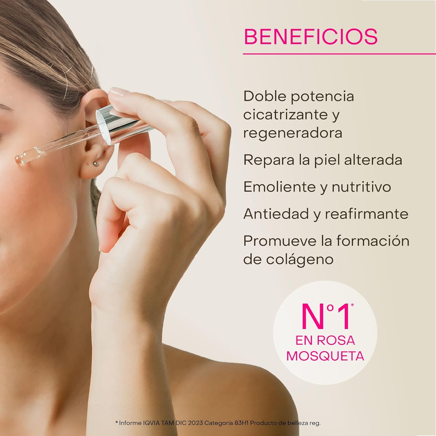 Detalle 2 de Repavar Aceite Rosa Mosqueta con 2 Factores de Crecimiento 🌹