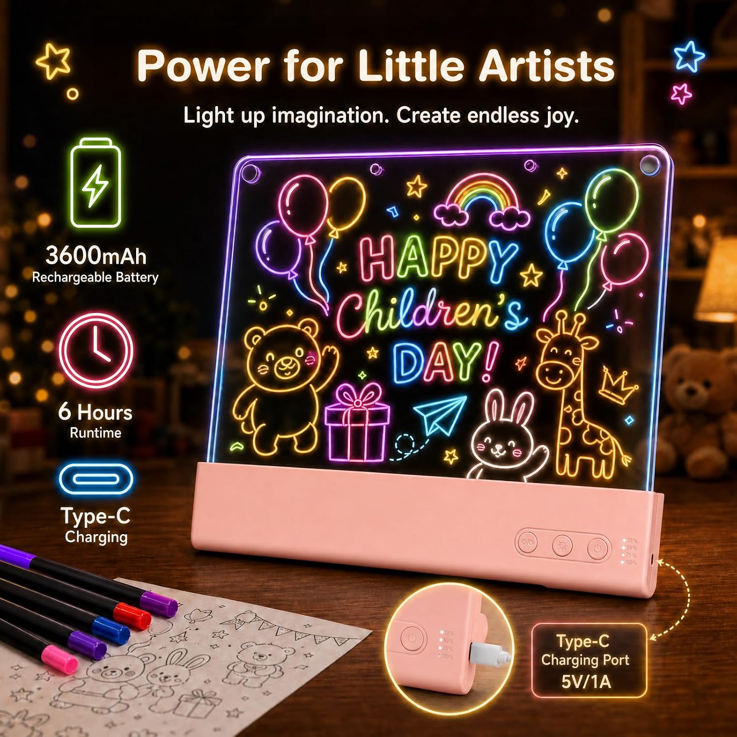 Thumbnail 4 de Tokky LED Drawing Board 16-inch